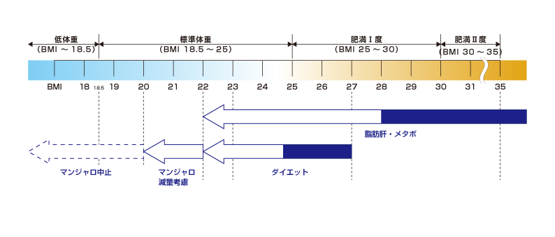 減量・中止基準